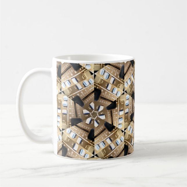 Taza De Café Ingeniero de sonido Faders Coffee Mug (Izquierda)