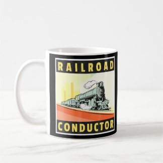 Taza De Café Ingeniero de Tren de Conductor Ferroviario Ticket