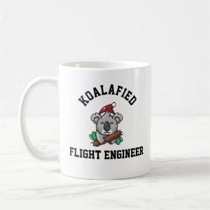 Taza De Café Ingeniero de vuelo Koalafied 