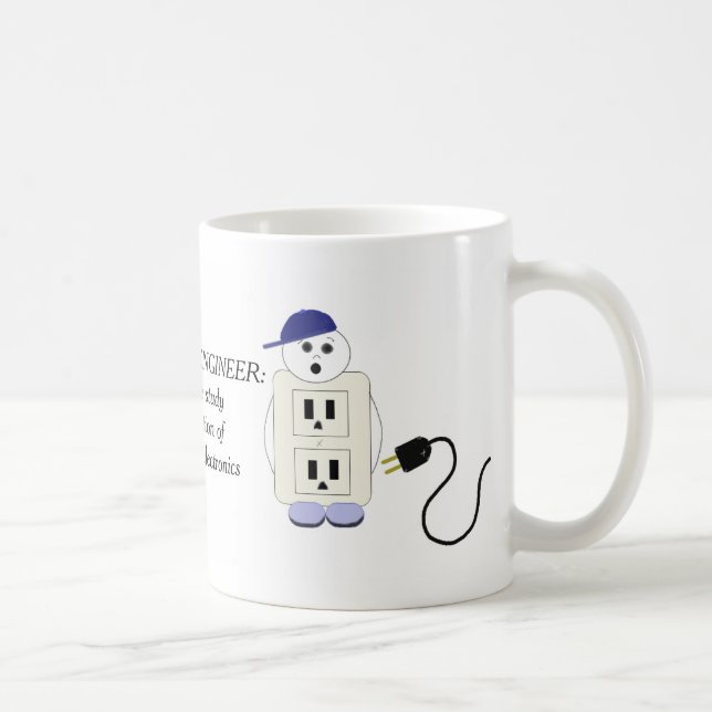 Taza De Café Ingeniero eléctrico (Derecha)