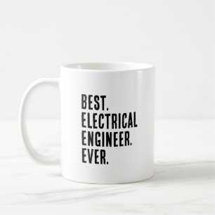 Taza De Café Ingeniero eléctrico divertido