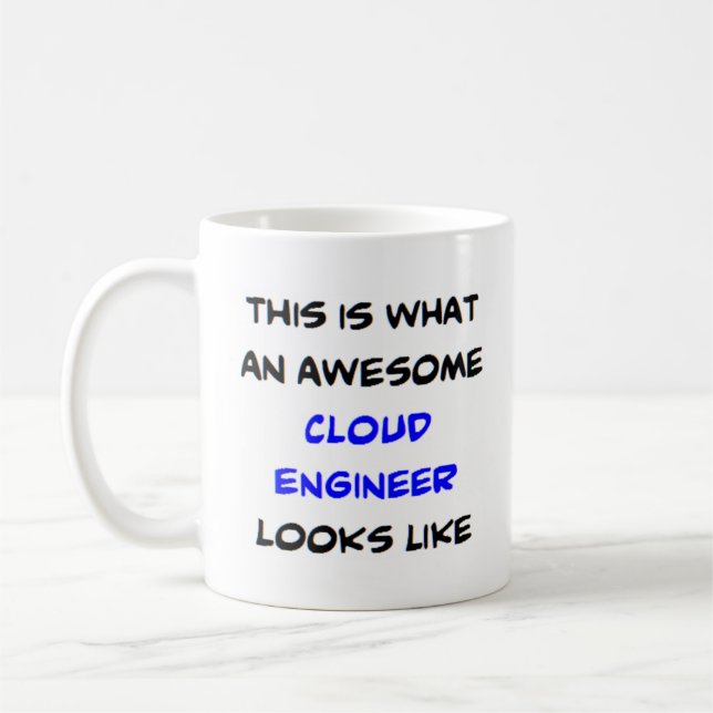 Taza De Café ingeniero en la nube, increíble (Izquierda)