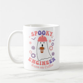 Taza De Café ingeniero espeluznante corre en café