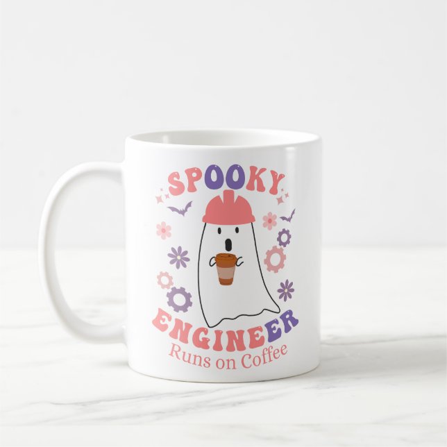 Taza De Café ingeniero espeluznante corre en café (Izquierda)