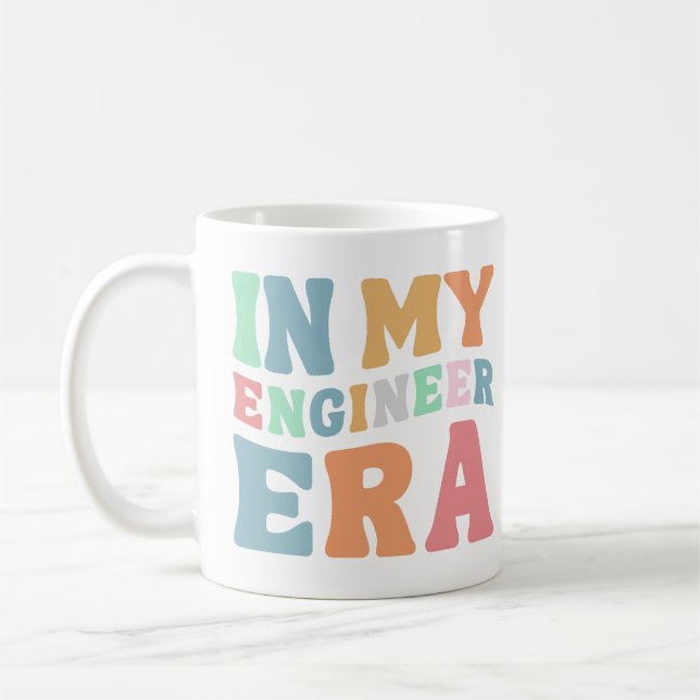 Taza De Café Ingeniero femenino Mug (Izquierda)