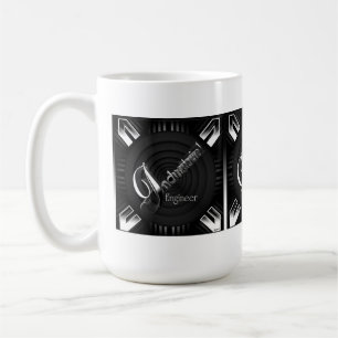 Taza De Café Ingeniero industrial Deco Flare
