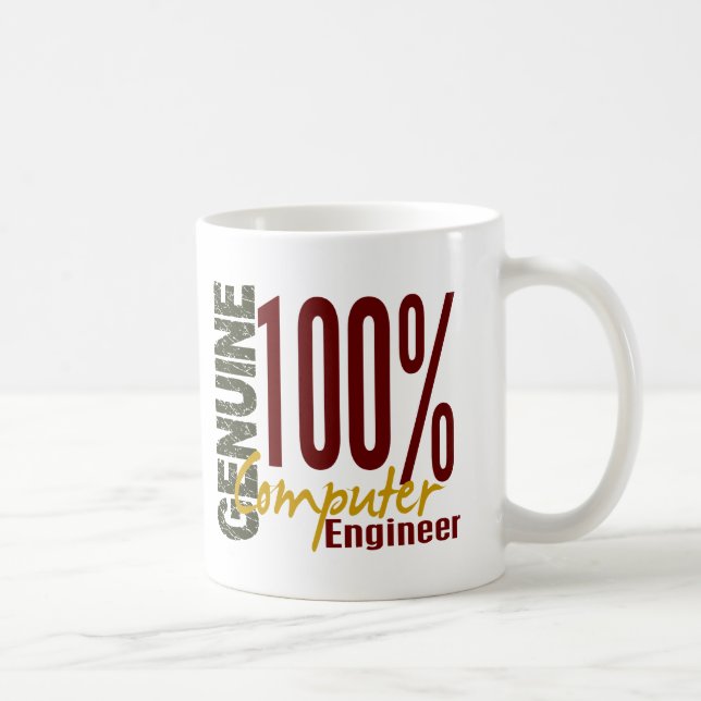 Taza De Café Ingeniero informático auténtico (Derecha)