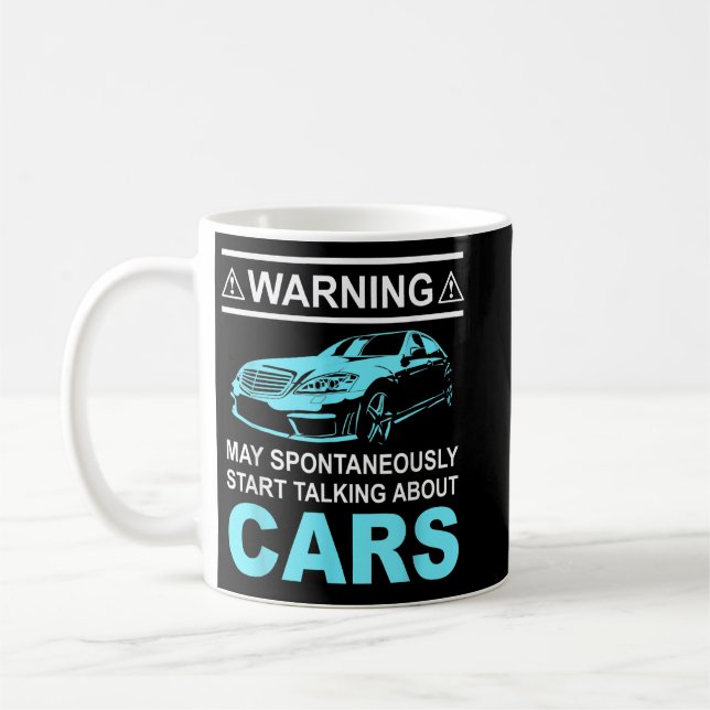 Taza De Café Ingeniero mecánico de coches divertidos - Hombres  (Izquierda)