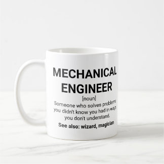 Taza De Café Ingeniero Mecánico Definición Nueva