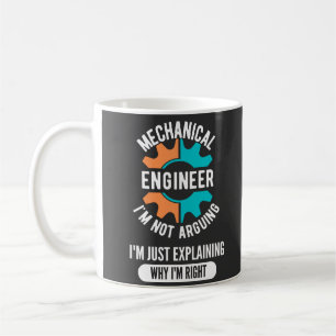 Taza De Café Ingeniero Mecánico Gracioso, Ingeniería Mecánica