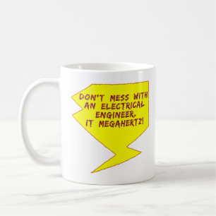 Taza De Café Ingeniero Rayo Relámpago