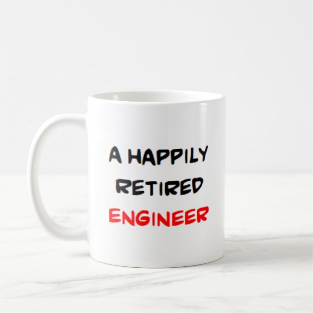 Taza De Café ingeniero retirado (Izquierda)
