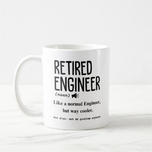 Taza De Café Ingeniero retirado
