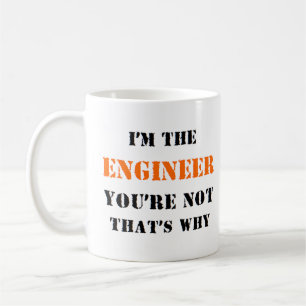 Taza De Café ingeniero, yo soy el