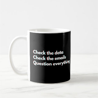 Taza De Café Ingenieros de datos y científico de datos divertid
