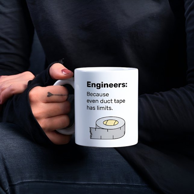 Taza De Café Ingenieros, la cinta ductora tiene límites diverti (Subido por el creador)