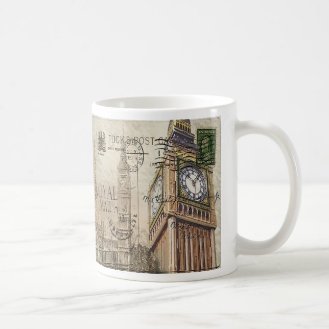 Taza De Café Inglaterra británica london cloctower gran bén (Derecha)