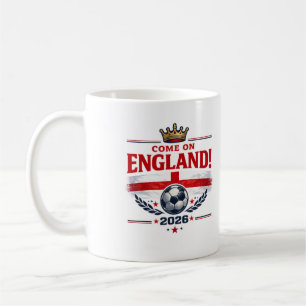 Taza De Café Inglaterra Vamos Inglaterra 2026 Hincha de Fútbol