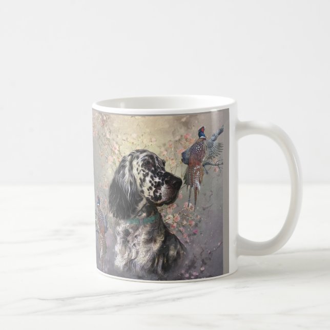 Taza De Café Inglés Setter (Derecha)