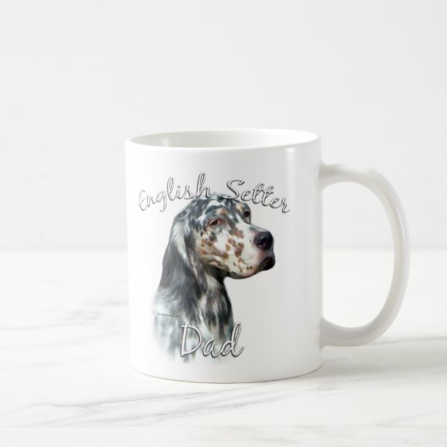 Taza De Café Inglés Setter Dad 2 (Derecha)