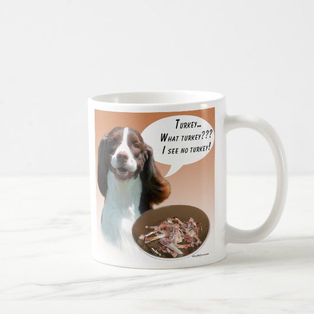 Taza De Café Inglés Springer Spaniel Turkey (Derecha)
