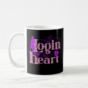 Taza De Café Ingresa a mi corazón. El día de San Valentín.Mug