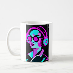 Taza De Café Ingresar a tu Groove   Arte psicodélico