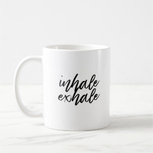 Taza De Café Inhale Exhale