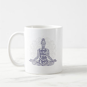Taza De Café Inhale Peace Yoga Mug