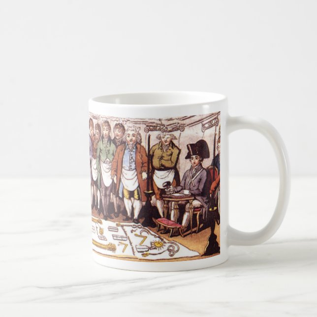 Taza De Café Iniciación masónica (Derecha)