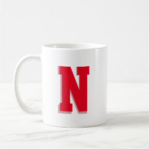 Taza De Café Inicial monocromático