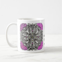 Taza de café inicial personalizada es un lenguaje 