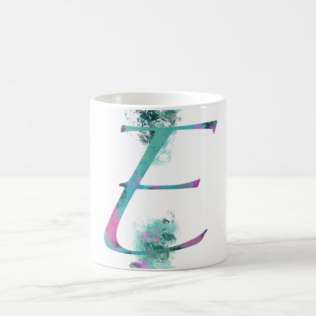 Taza De Café initial E mug (Centro)