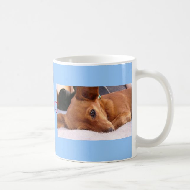 Taza De Café Inki la chihuahua (Derecha)