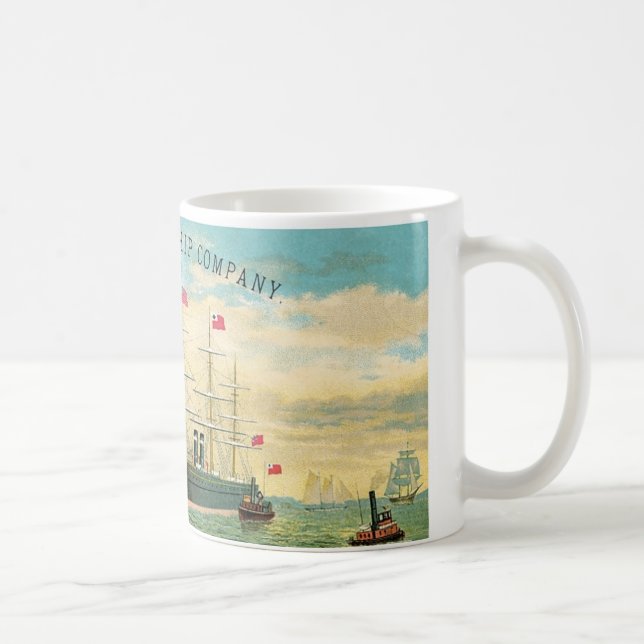 Taza De Café Inman Steamship Company (Derecha)