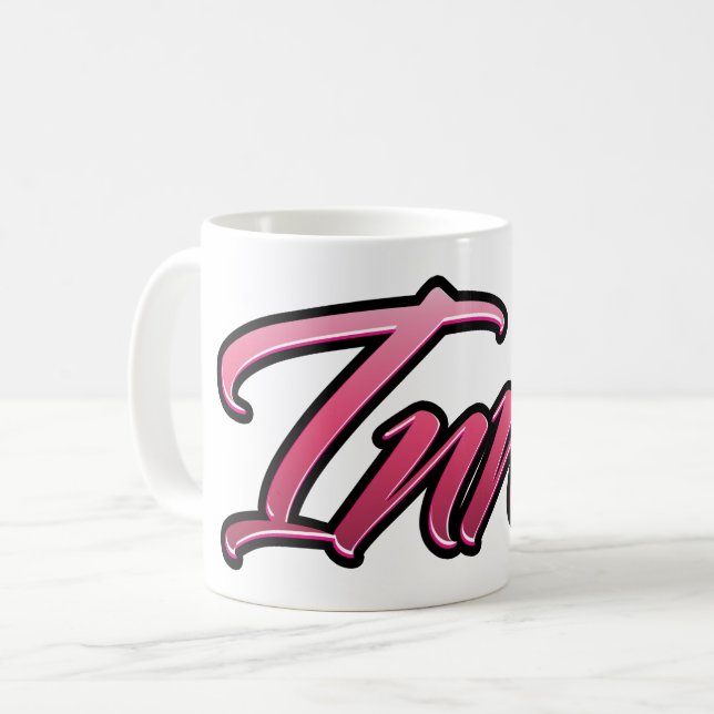 Taza De Café Inna faded pink Tasse Teetasse Kaffeetasse (Anverso izquierdo)