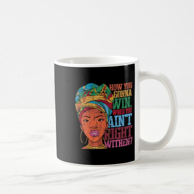 Taza De Café Inner - Victoria - Verdad Uni-adultos - Negro - Pe (Derecha)