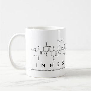 Taza De Café Innes peptide name mug
