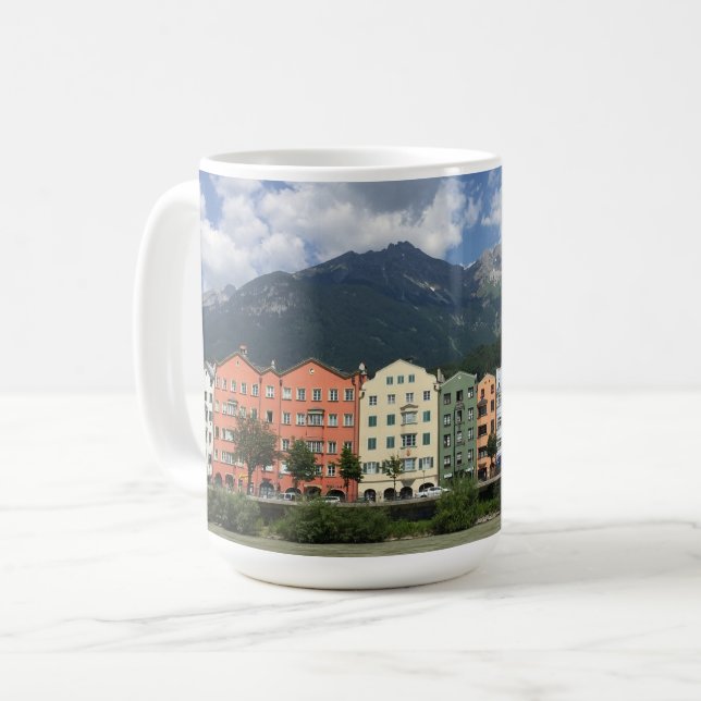 Taza De Café Innsbruck Ciudad austriaca del Tirol (Anverso izquierdo)
