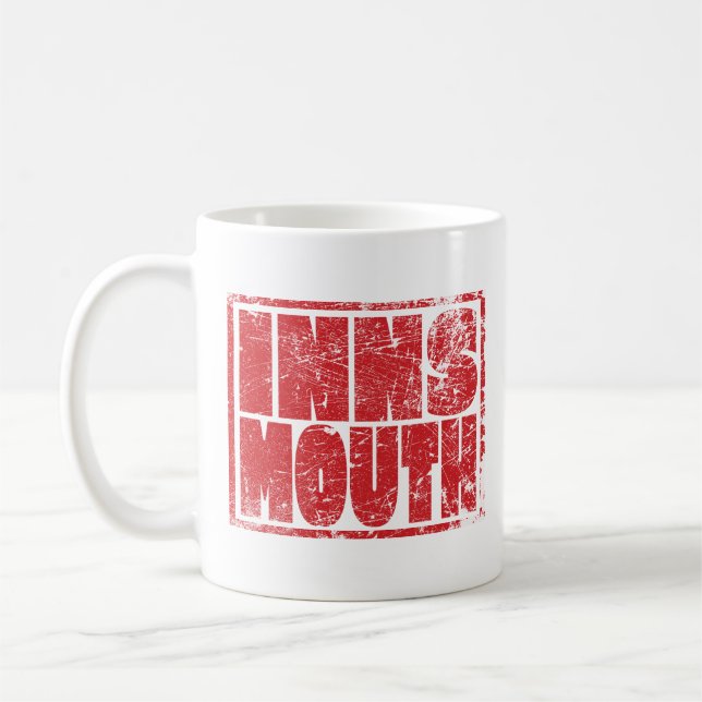 Taza De Café Innsmouth Lettering Lovecraft (Izquierda)