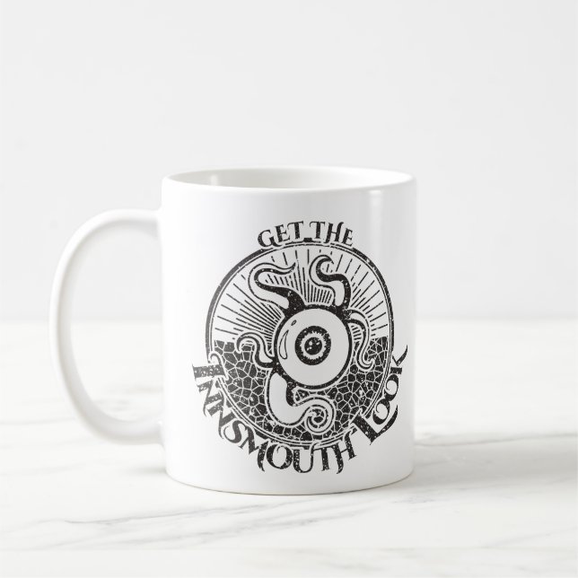 Taza De Café Innsmouth Look Tentacle Lovecraftian (Izquierda)