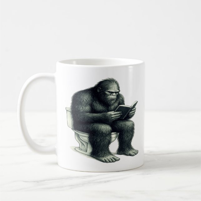 Taza De Café Inodoro Bigfoot (Izquierda)
