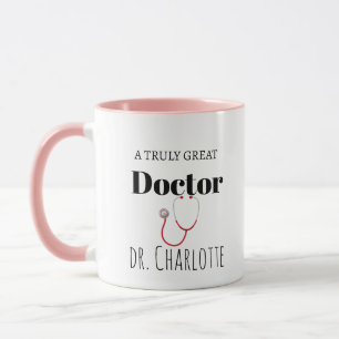 Taza de café inolvidable para un médico verdaderam