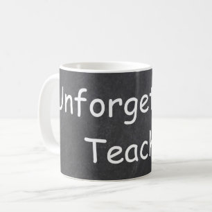 Taza De Café Inolvidable Teacher Chalkboard Design Gift Idea