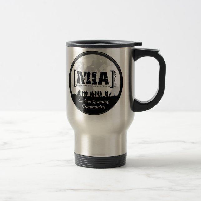 taza de café inoxidable de MIAClan.net (Derecha)