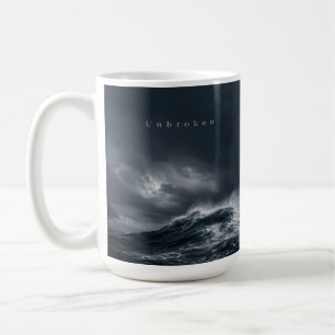 Taza De Café Inquebrantable - Estética de Océano Tempestuoso y