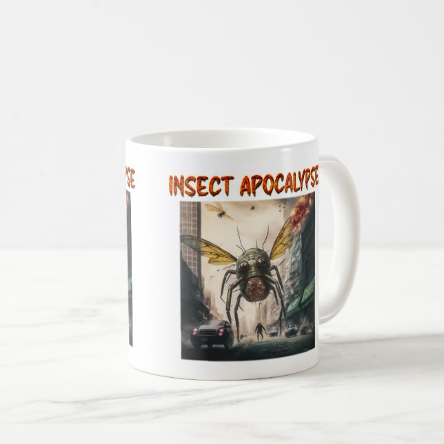 Taza De Café Insect Apocalipsis Classic Mug, 11 oz (Anverso derecho)