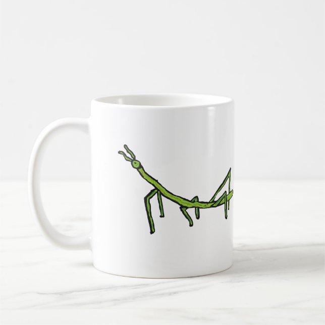 Taza De Café Insecto de palillo (Izquierda)