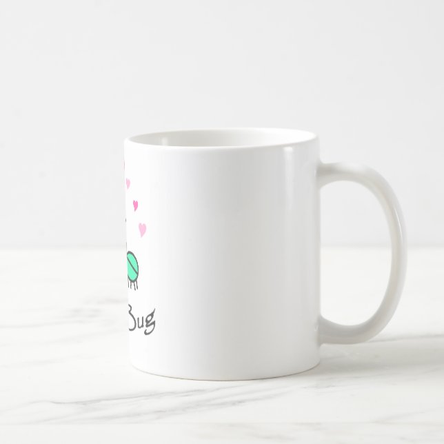 Taza De Café Insecto del amor (Derecha)