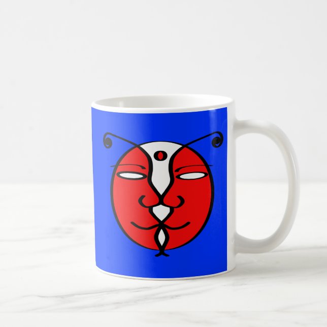Taza De Café Insecto del beso (Derecha)